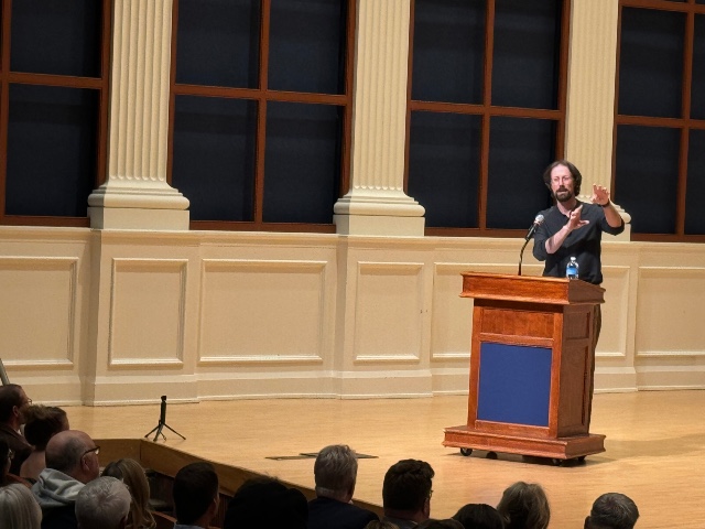 Paul Kingsnorth speaks at Brock Recital Hall