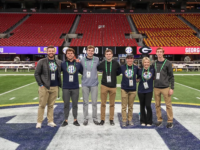 SEC Championship Football Game On the Field