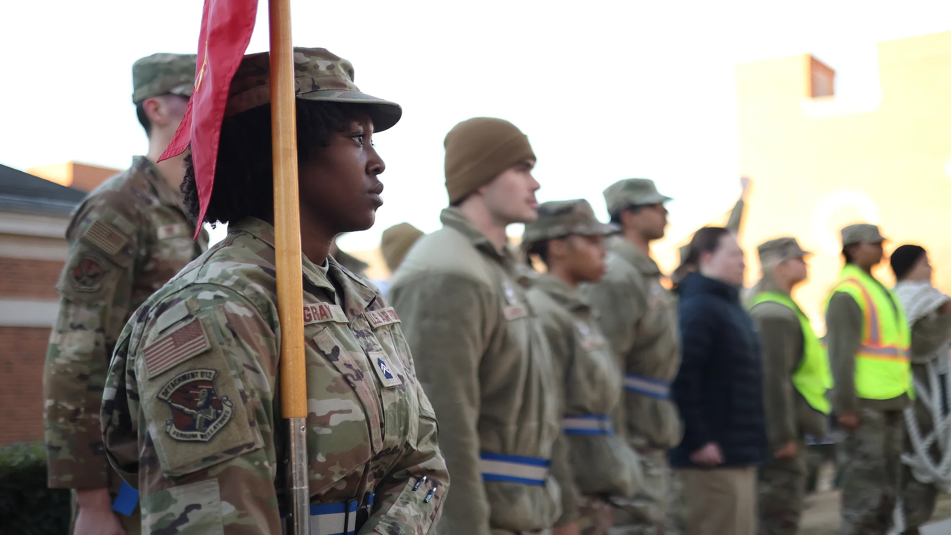 Cadets in Formation