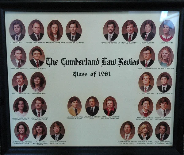 Cumberland Law Review Class of 1981