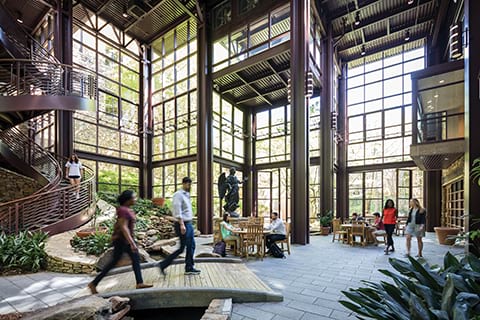 College of Health Sciences atrium